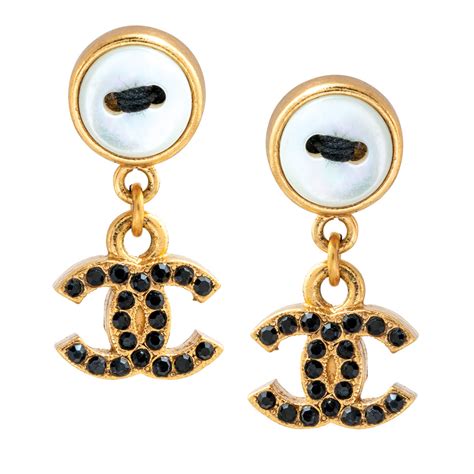 coco chanel earrings cheap|vintage chanel earrings for sale.